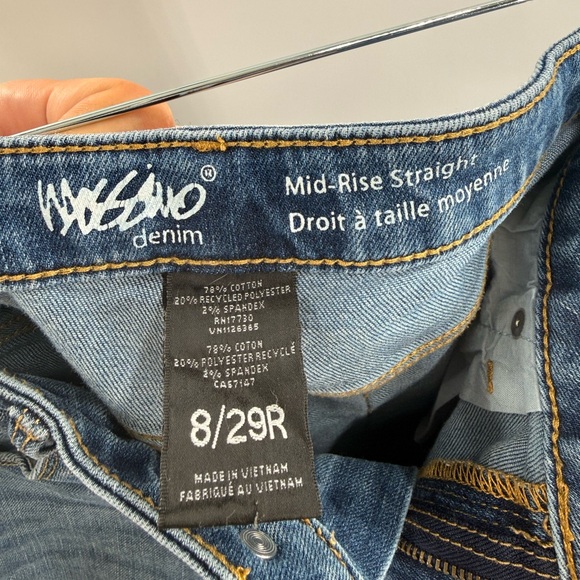 EUC Mossimo Denim Mid-Rise Straight Leg Jeans - Picture 6 of 6